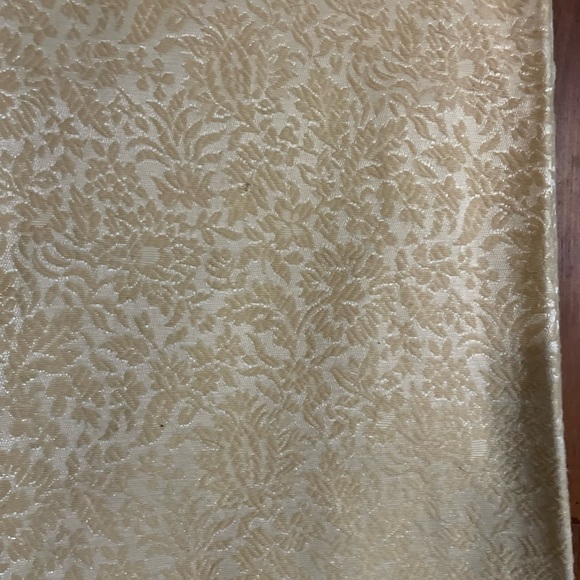 Rare Vintage 60s Permanent Press Pinch Pleated Yellow Winter Drapery - Picture 4 of 13